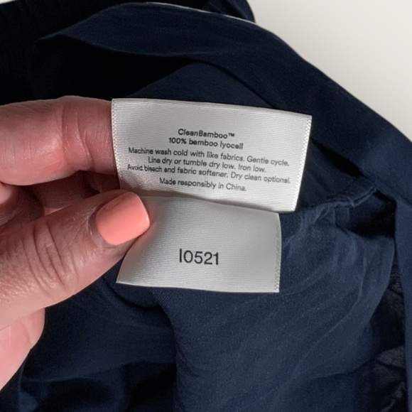 NWT | Ettitude | Signature Sateen Shortie | Ocean/White | Small - Picture 8 of 13